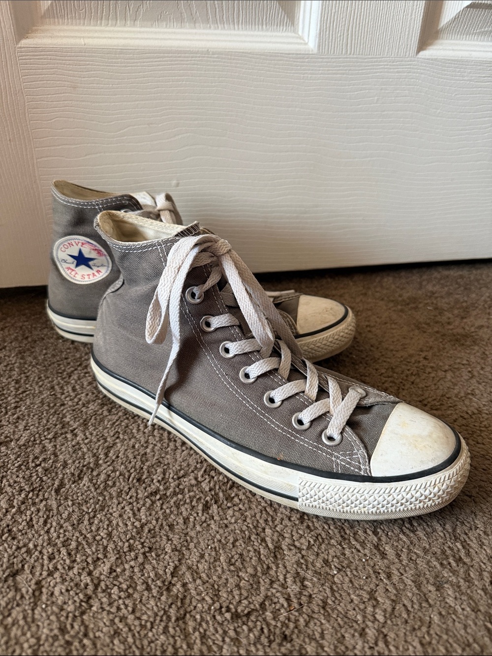 Converse Gray High Top Sneakers